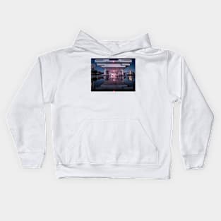 Tokyo Blade Runner Building Kids Hoodie